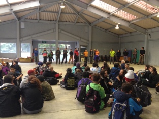 Saying thank you to our Outward Bound staff